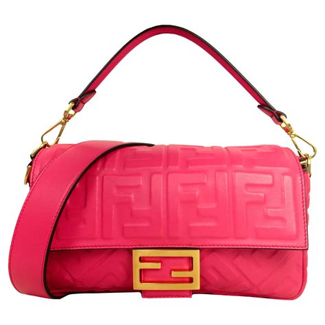 fendi purse pink|pink fendi baguette.